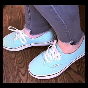 Classic Vans in dreamy sea foam